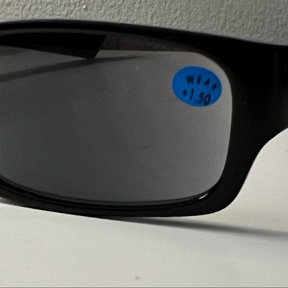 Reading Sunglasses 1.50 black plastic frame - Picture 3 of 4